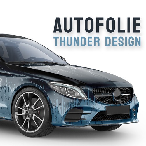 ⭐Voll-folierung Digital-druck Thunder Design