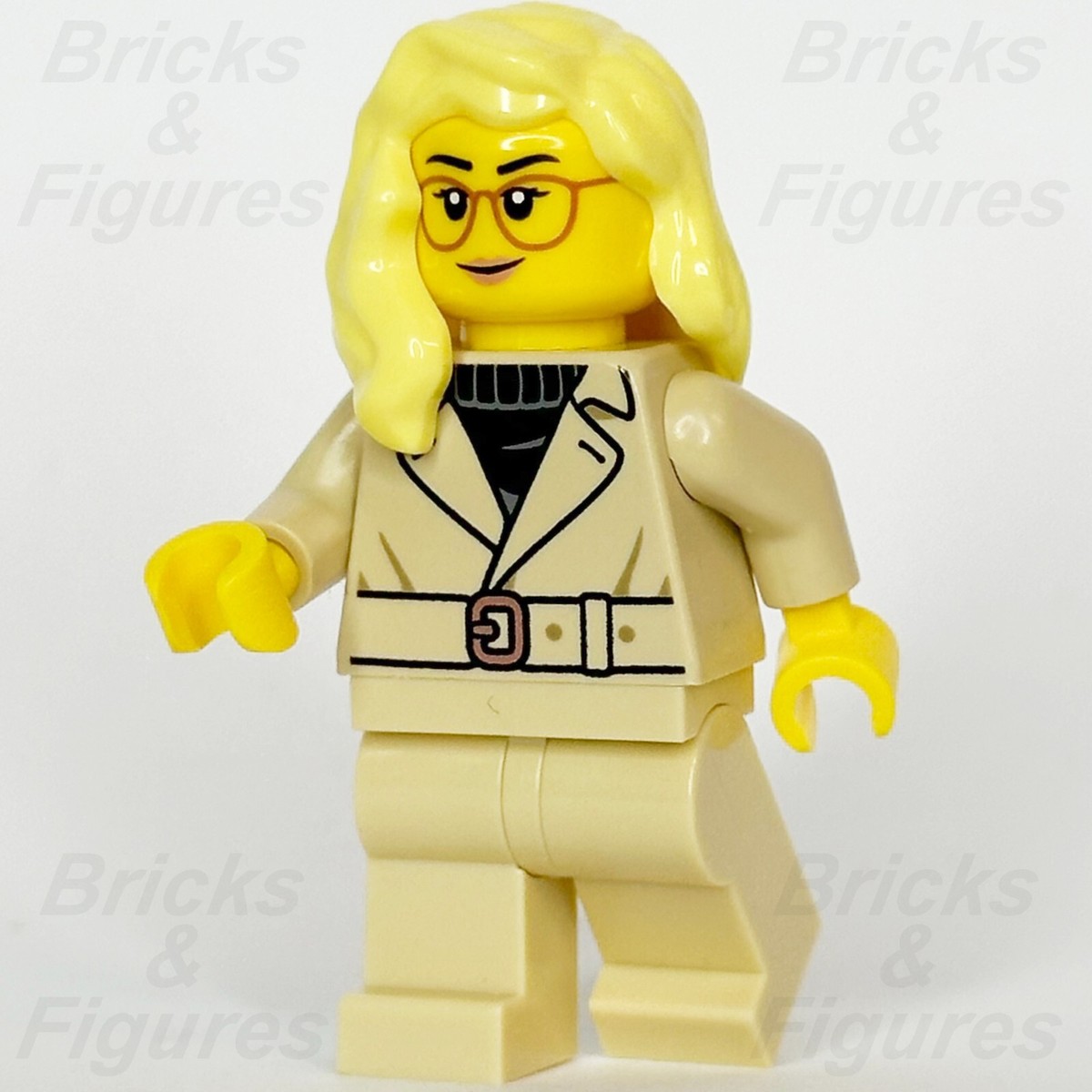 LEGO® City Tourist Minifigure Female with Tan Jacket Glasses