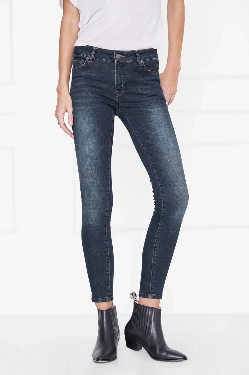 Anine Bing christy dark wash skinny jeans size 30
