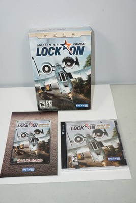 Vtg PC Flight Simulator Game Lot Microsoft X Combat Lock On Gold  