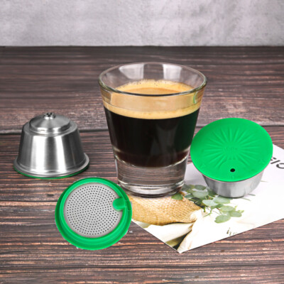 i Cafilas Refilled Coffee Capsule Pod Stainless Steel For Dolce Gusto Nescafe ED