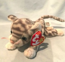 Silver Cat Ty Beanie Baby 4242 1999 PE Retired 10.99