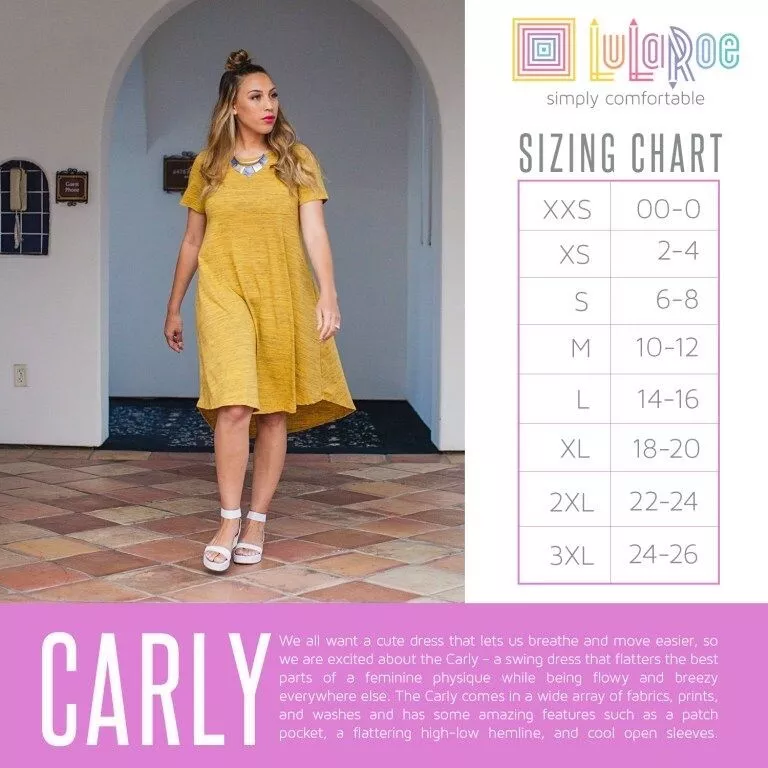 LuLaRoe Carly 2X Plus Size Solid Black Hi Lo Dress Must Have NWT