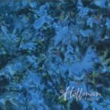 Hoffman Batiks Fabric - Bali Mottles - 1384-123 Lapis