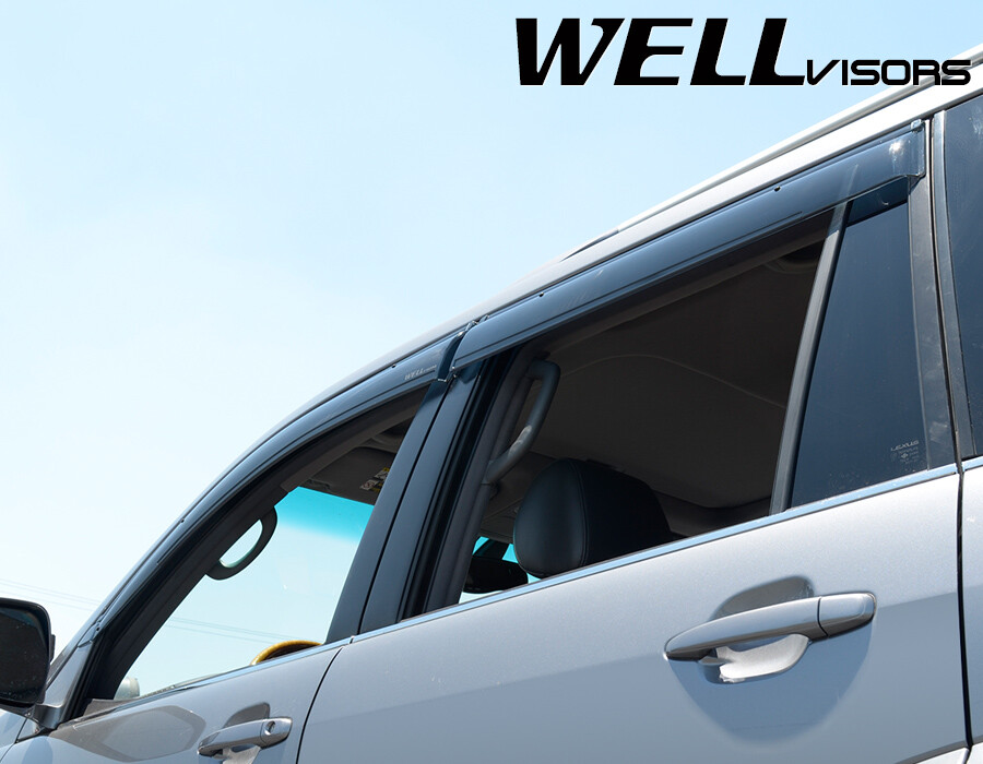 For 0309 Lexus GX470 WellVisors Side Window Visors W/ Black Trim eBay