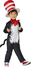 InSpirit Designs Dr. Seuss, Cat in the Hat Toddler Costume