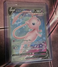 2021 Pokémon Fusion Strike Mew V Ultra Holo Rare Full Art 250/264  on eBay