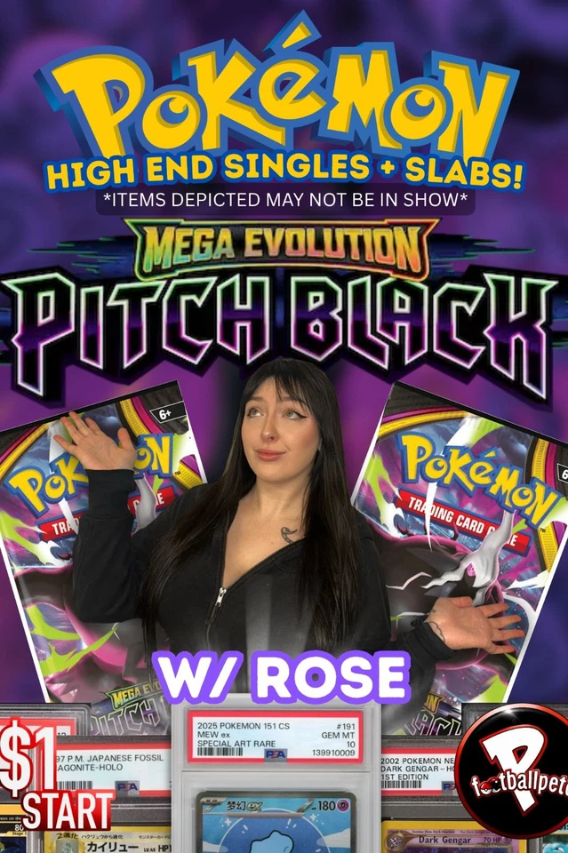 💥$1 START HIGH END SLABS & SINGLES💥W/ROSE