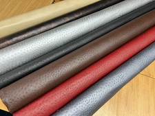 Snakeskin and Ostrich faux leather material craft upholstery material 140 cms