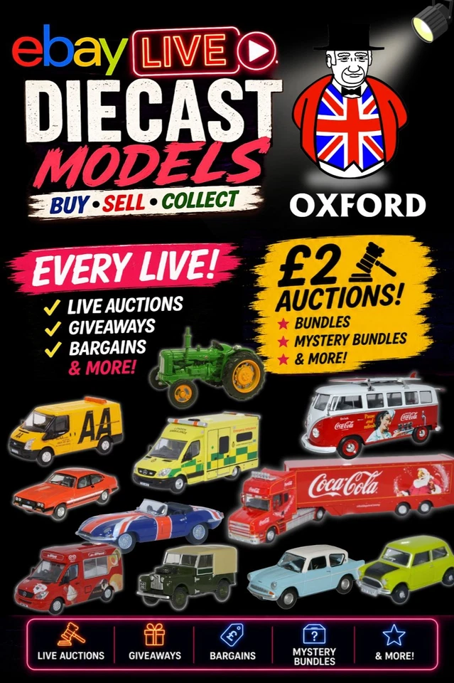 Oxford Diecast Live Mystery Bundles and Other Items