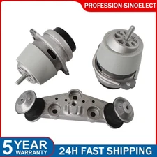 3PCS Set Engine Motor Transmission Mount For Porsche Panamera 970 2012 3.0L