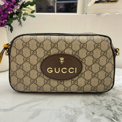 Gucci GG Supreme Tiger Camera Bag Crossbody Shoulder Bag Classic