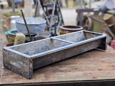 Galvanise Trough Garden Planter Farm Animal Feeder Robust