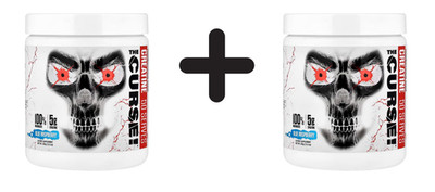 2 x JNX Sports The Curse! Creatine, Blue Raspberry - 350g (69,99 EUR/kg)