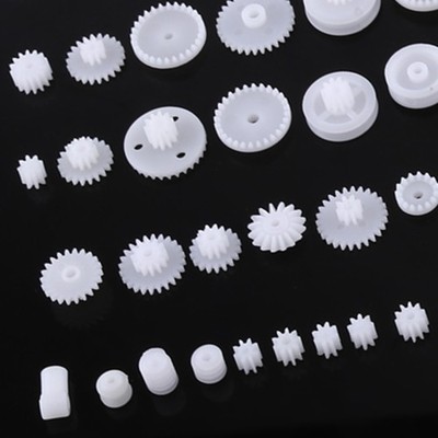 (64kinds)Plastic Gears Set Pulley Belt Kits Gear Set Robot Motor Car Toy For DIY
