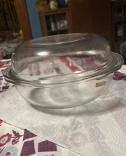 Vintage PYREX 026 Dome 3QT-Oven Roaster w/Lid 687-C Round Casserole 10"x 6" USA