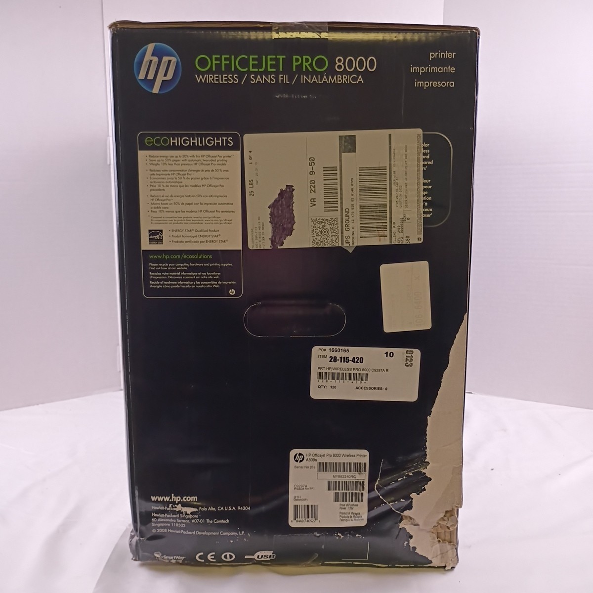 HP Officejet Pro 8000 Wireless Printer New in Box *Read