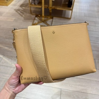Tory Burch Blake Swingpack Leather Crossbody Messenger 176874 Warm