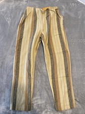 Vintage 60  s Jack Junior By Jack Winter Wool Dress Pants Women  s Sz S Striped