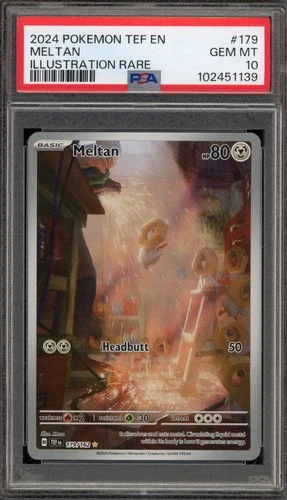 Pokemon Meltan Temporal Forces Illustration Rare #179 PSA 10 Gem Mint