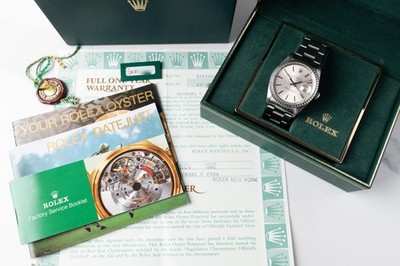 1992 Rolex Datejust 16220 IBM Quarter Century Club Award - Box and