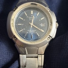 Casio Quartz Silver Stainless Steel Wristwatc...