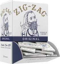Zig-Zag Original White Rolling Papers 70mm 48 Booklets Full Box Authentic