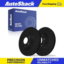 Front Drilled Slotted Brake Rotors Pair for Hyundai Sonata Kia Soul 2.0L