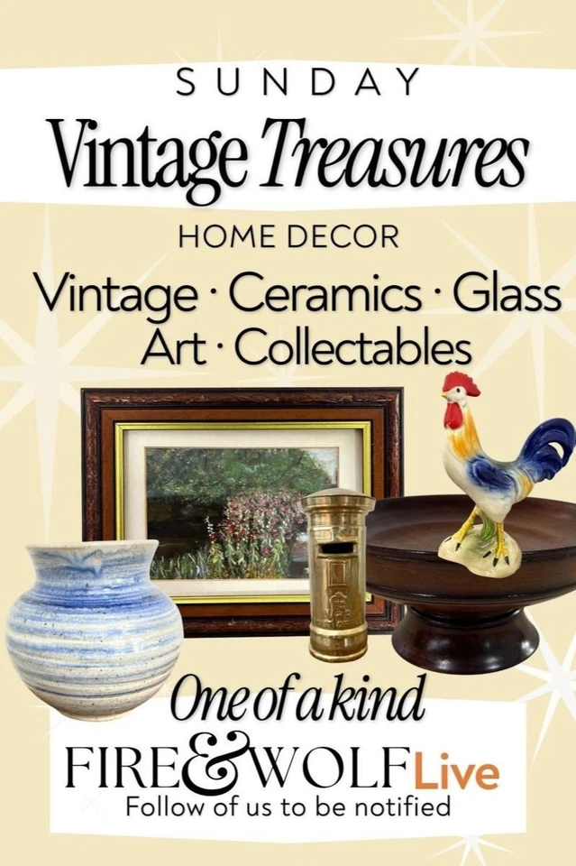 🤎 Sunday Vintage Treasure | Antiques, Art & Décor | LIVE