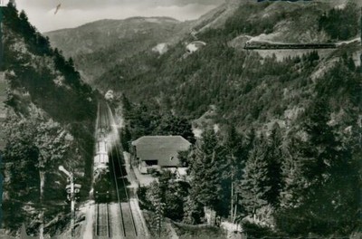 Postcard Black Forest Railway near Triberg Mountain Railway (No. 9193)
