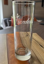 Gordon's Gin Slim Highball Vintage tonic mixer Glass Bar / Mancave BREWERIANA 