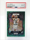 JAYSON TATUM 2023-24 PANINI PRIZM BASKETBALL GREEN SPARKLE 1/8 PSA 10 Q0336