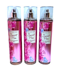 Bath  Body Works 3 SWEET PEA Fine Fragrance Mist  FREE SHIP