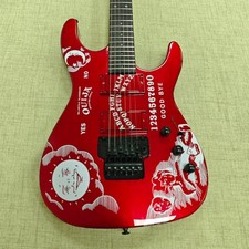 esp Kirk Hammett Ouija Red chitarra elettrica Floyd Rose Tremolo HH pickups 24 tasti