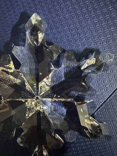 NIB Swarovski Annual Ed. 2012 Snowflake Large Crystal Ornament Damaged #1125019 - Picture 6 of 13