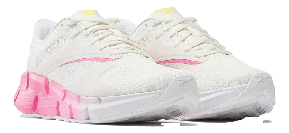 Reebok Women's ZIG DYNAMICA 5 [ White ] Running Shoes - 100210045 - Image 2 of 4