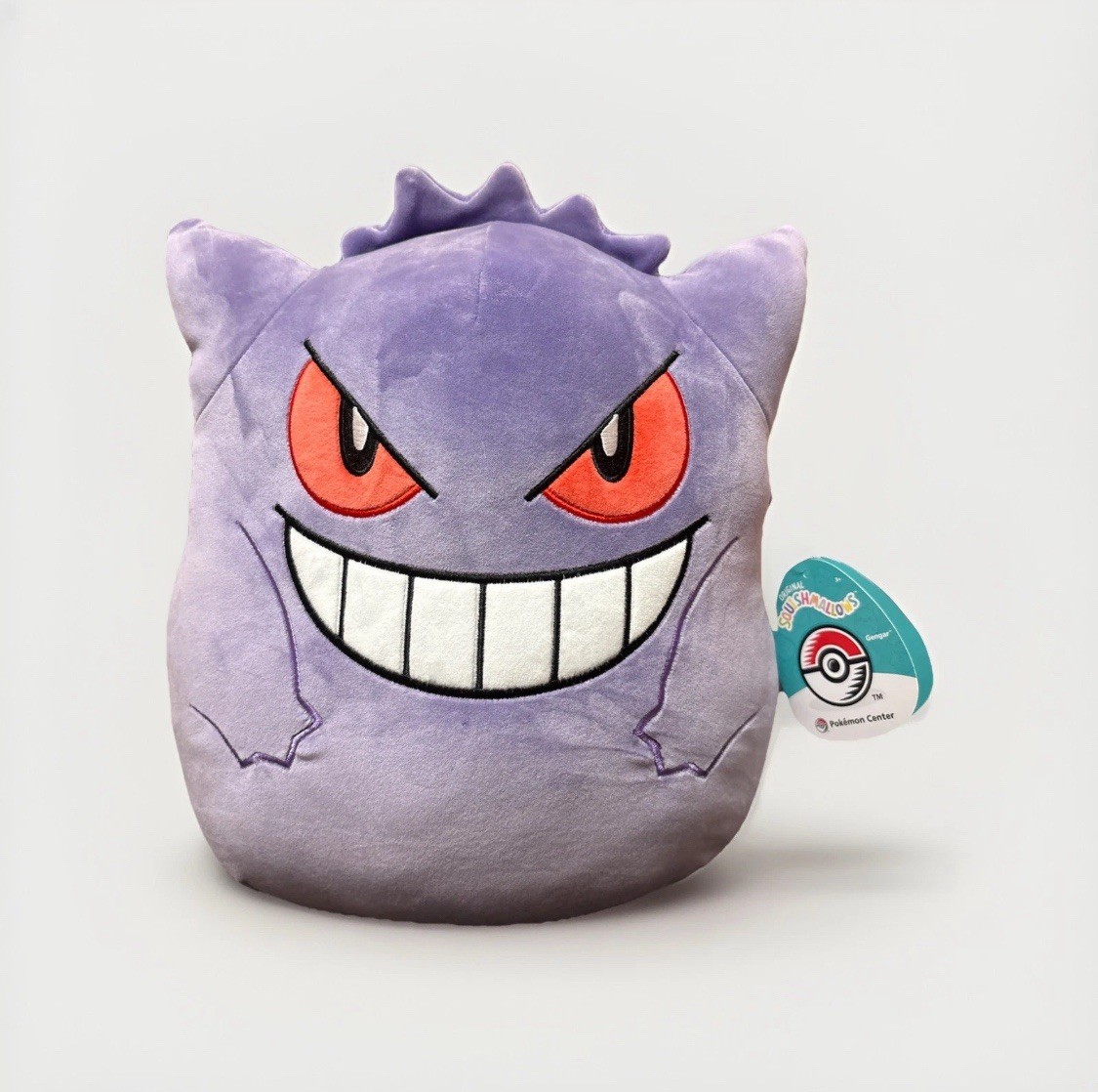RARO Pokemon Center Exclusivo Squishmallow Gengar 12" Pokemon Peluche Muñeco