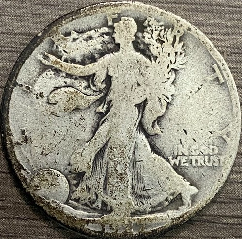 1927-S Walking Liberty Half Dollar — photo from another recent sale