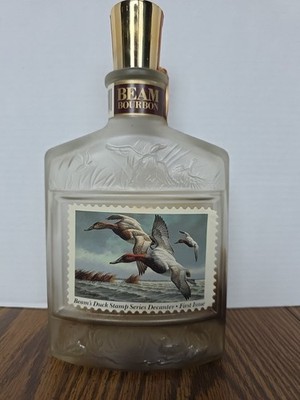 Jim Beam Bourbon First Issue Beam's Duck Stamp Series Decanter 5391-A