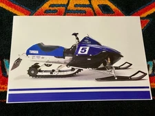 🏁 ‘98/99 YAMAHA SXR R&D #5 SNO-CROSS Race Snowmobile Poster vintage sled SRX 🔵