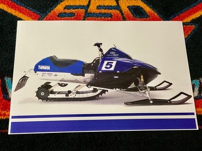    98/99 YAMAHA SXR R&D #5 SNO-CROSS Race Snowmobile Poster vintage sled SRX  