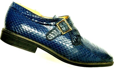 Giorgio Brutini Men's Blue Snakeskin 