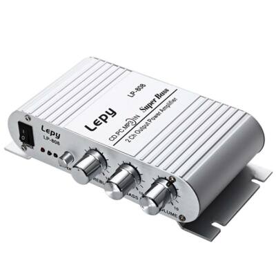 Lepy LP-808 Mini Power HiFi Stereo Car Motor Bike Amplifier