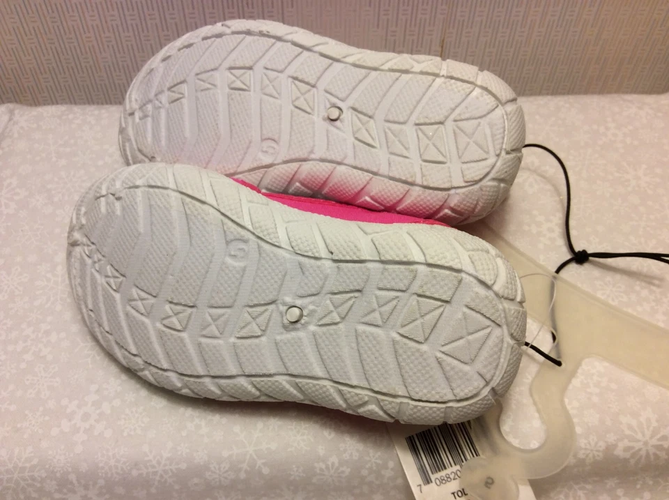 ZAPATOS SURFISTAS ROSAS PARA NIÑOS PEQUEÑOS Nuevos con etiquetas ROSA-BLANCO ZONA ONDA NIÑO PEQUEÑO TALLA 5 Foto 4 de 4