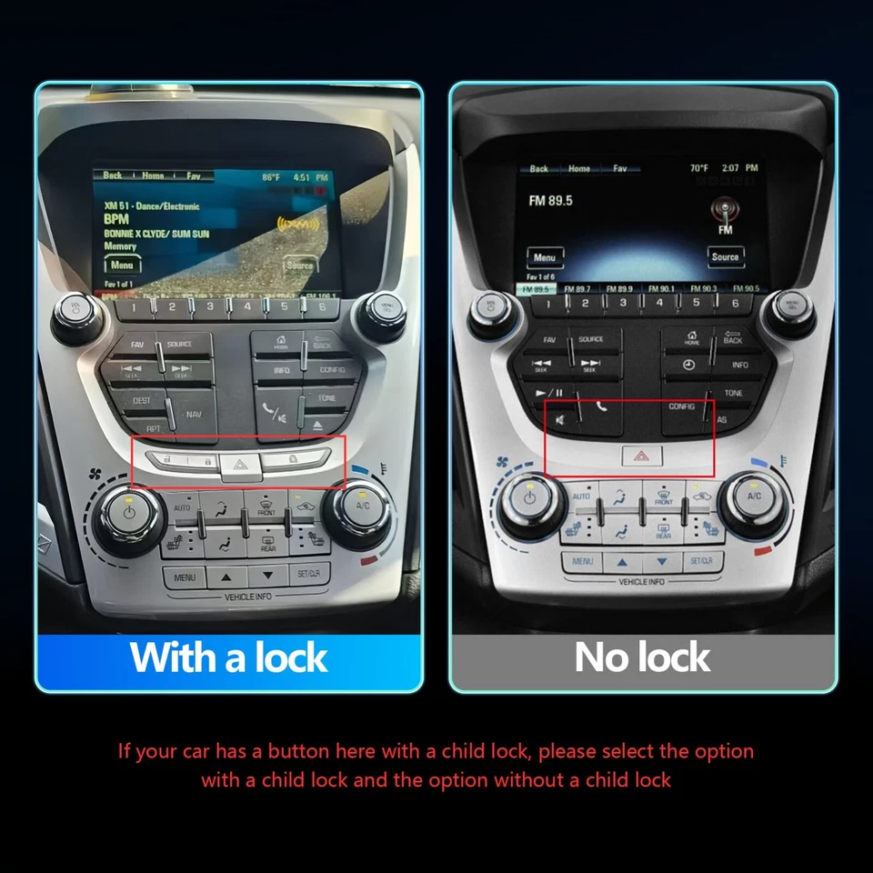 Se adapta a Chevrolet Equinox 2010-2017 Radio de coche Reproductor GPS Estéreo Android CarPlay USB Foto 3 de 4