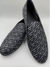 Versace La Greca Monogram Loafers Size 40 Floor Sample