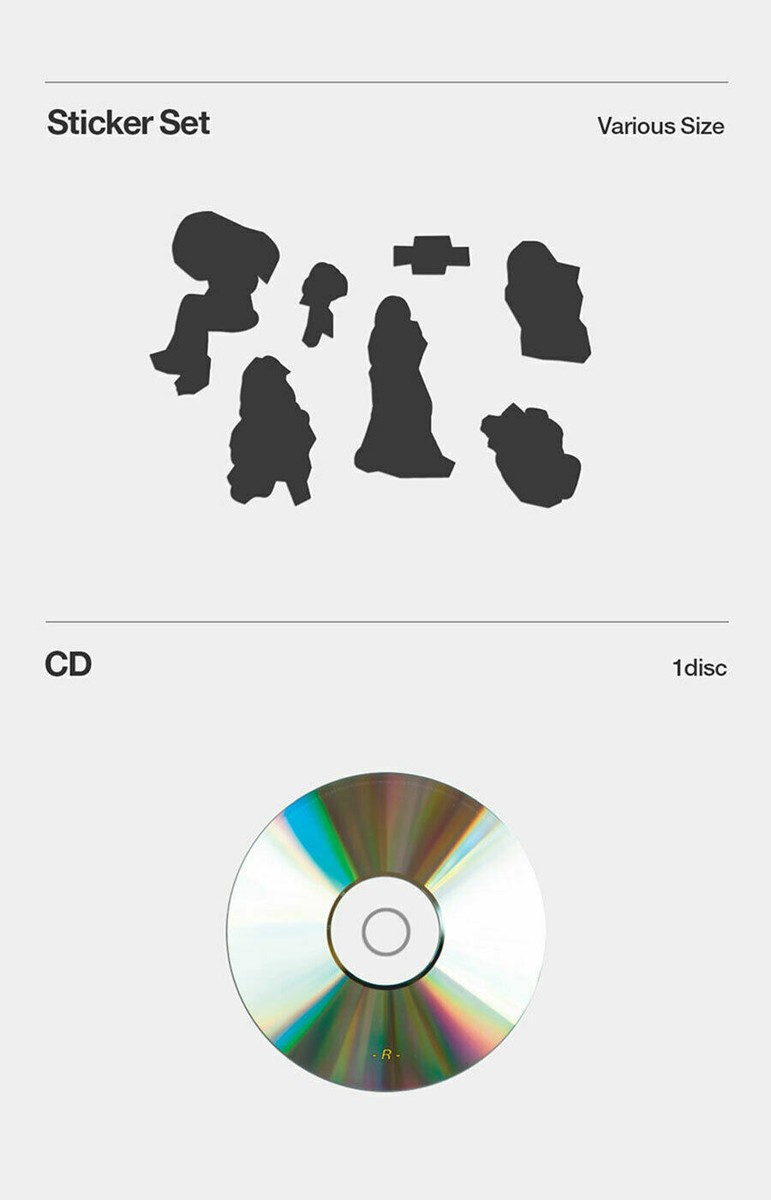 BLACKPINK ROSE -R- First Single Album CD+Foto Buch+6ea Karte+