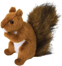 Douglas Cuddle Toys Roadie Red Squirrel #3793 Stuffed Animal Toy