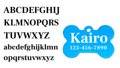 #ad Pet TagsCustom Personalized Engraved Dog Cat ID Name TagBone Aluminum Charm $2.96