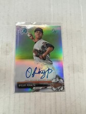 Ofelky Peralta 2017 Bowman Chrome 1st Bowman Auto Refractor#CPA-OP #115/499 NrMt